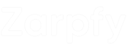 logo da zarpfy com fundo em branca